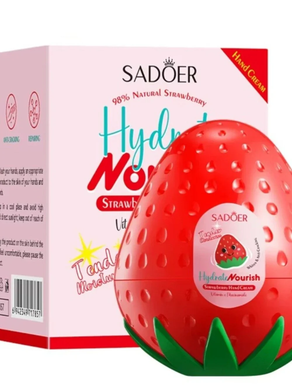 Sadoer Strawberry Hydrate & Nourish Hand Cream Nwt